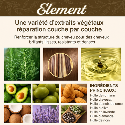 Huile Capillaire au Romarin – Croissance & Réparation (60ml)