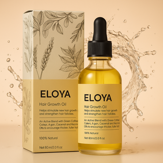 Huile Capillaire au Romarin – Croissance & Réparation (60ml)
