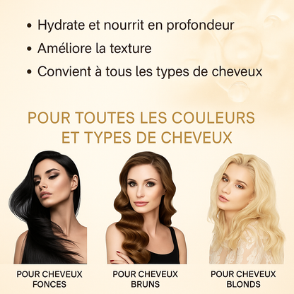 Soin Kératine Profond – Brillance et Force pour Tous Types de Cheveux