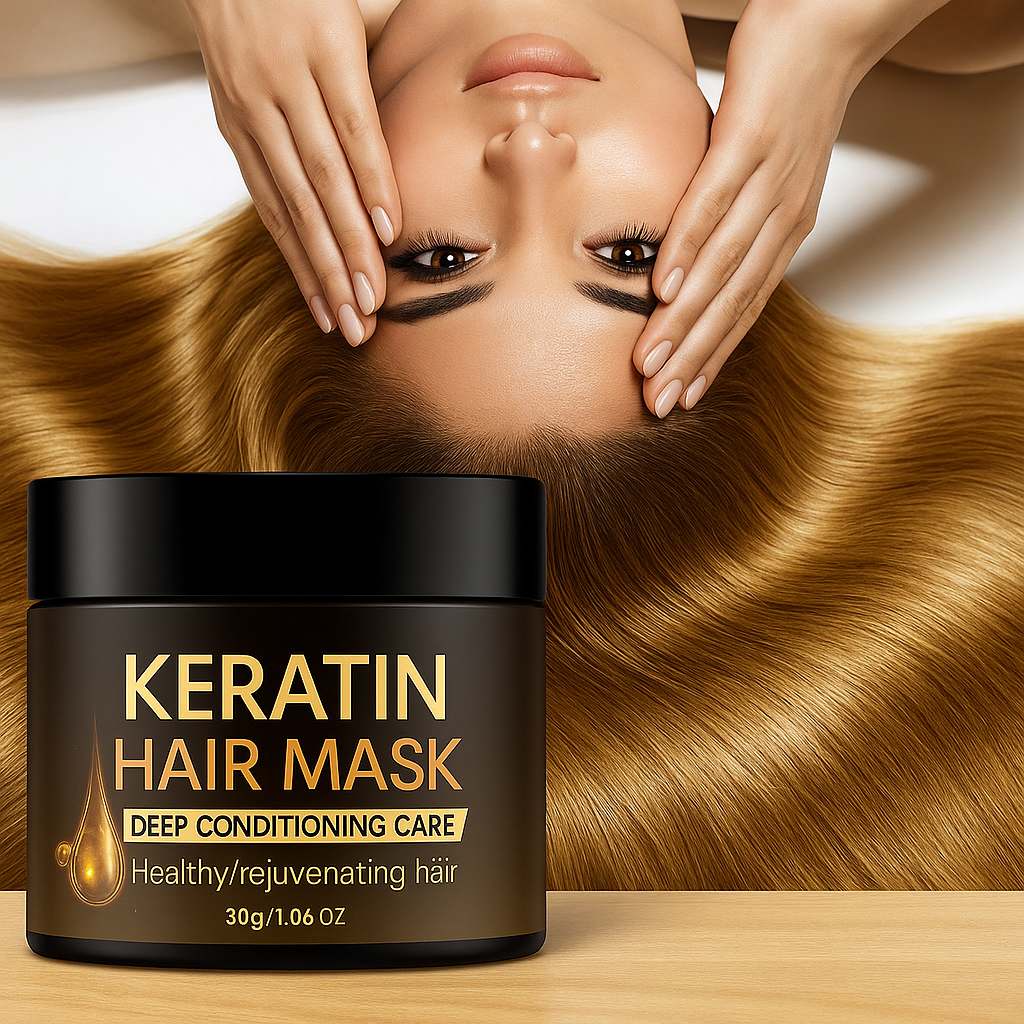 Soin Kératine Profond – Brillance et Force pour Tous Types de Cheveux